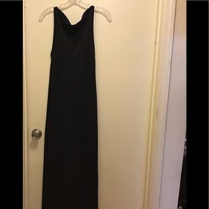 Simple Black maxi dress